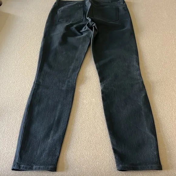 🆕 PAIGE VERDUGO ANKLE BLACK JEANS - Sterling Dark Coated- Size 28