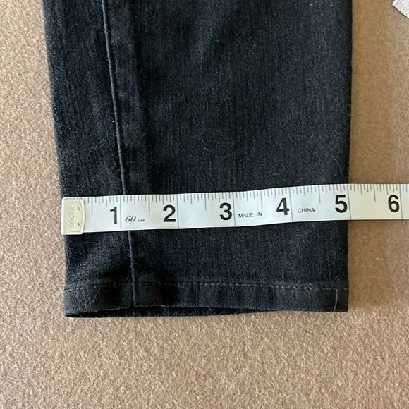🆕 PAIGE VERDUGO ANKLE BLACK JEANS - Sterling Dark Coated- Size 28