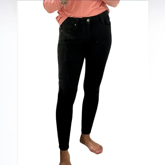 🆕 PAIGE VERDUGO ANKLE BLACK JEANS - Sterling Dark Coated- Size 28