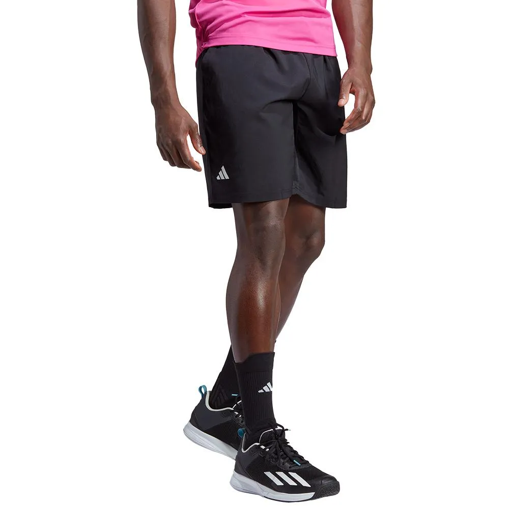 adidas Men's Club 3 Stripe 7" Short - Black