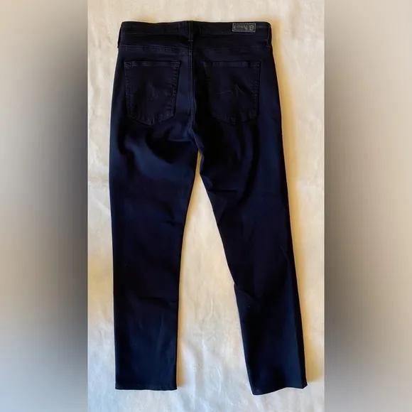 AG by Adriano Goldschmied Black Cigarette Ankle Jeans