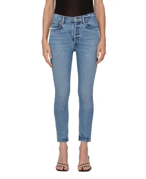 AGolde Nico High Rise Slim Fit - Blame