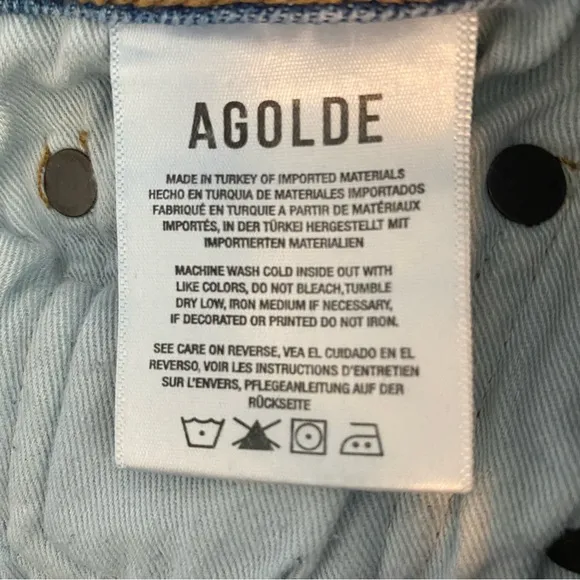 AGolde Nicos High Rise Skinny Jeans