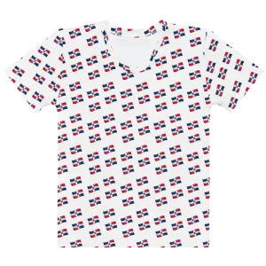 All-Over Emoji República Dominicana Flag Women's T-shirt