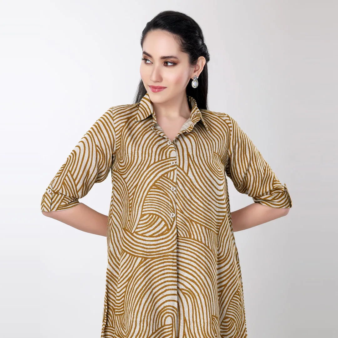 Amber Glow Dress