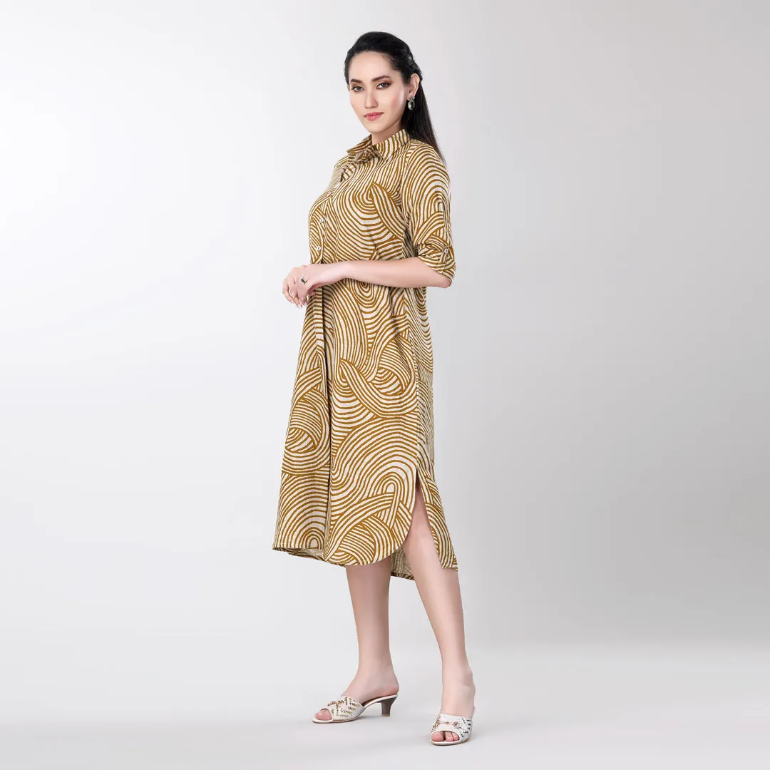 Amber Glow Dress