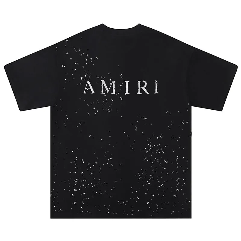 Amiri ink-splash print T-shirt