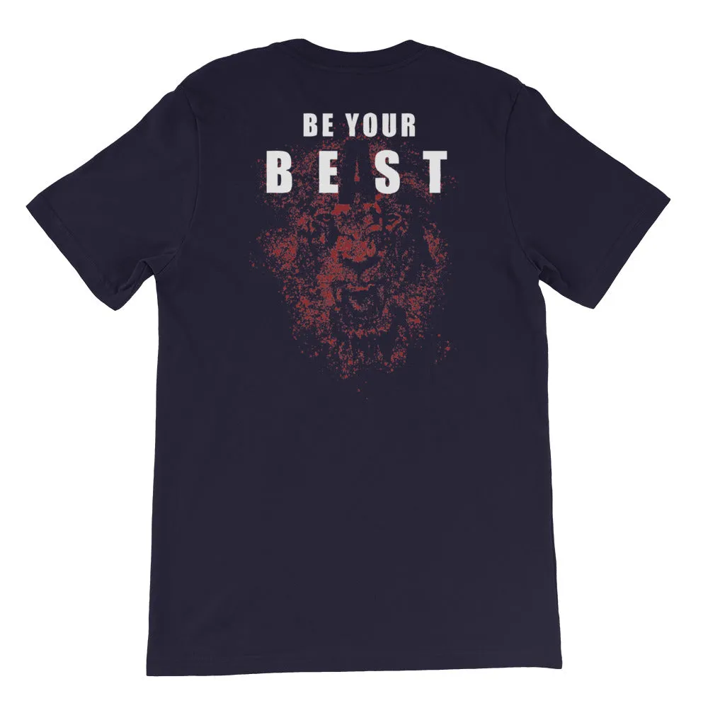 And Still Champion on front, Be Your Beast on back, men's T-shirt