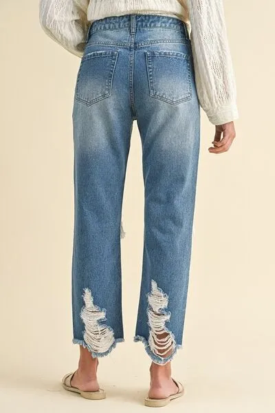 Annie Wear Off The Cuff Cropped Jeans