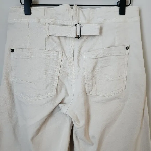 Anthropologie Pilcro | The Kit High Rise Wide Leg Utility Trouser Jeans - Sz 28
