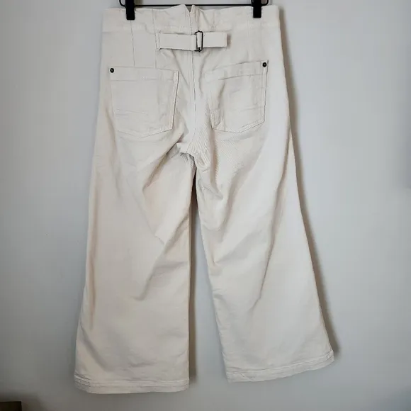 Anthropologie Pilcro | The Kit High Rise Wide Leg Utility Trouser Jeans - Sz 28