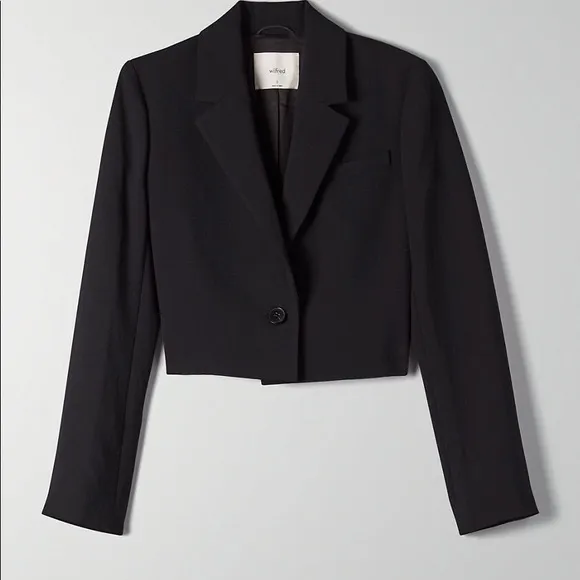 Aritzia Wilfred La Paz Blazer Sz M Black