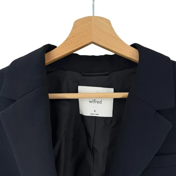Aritzia Wilfred La Paz Blazer Sz M Black