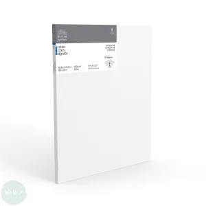 Artists Stretched Canvas - STANDARD Depth - WHITE PRIMED Cotton - SINGLE  - 480 gsm - Winsor & Newton PROFESSIONAL  -   20 x 24" (508 X 610mm)