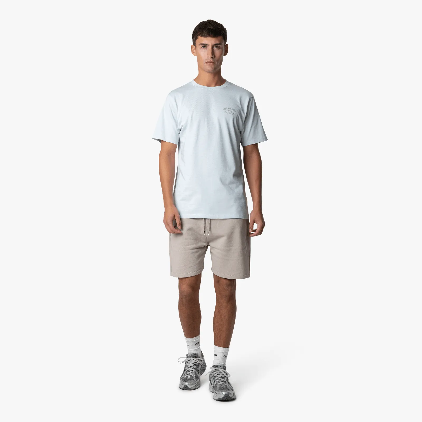 ATELIER MILANO TEE | LIGHT BLUE/GREY