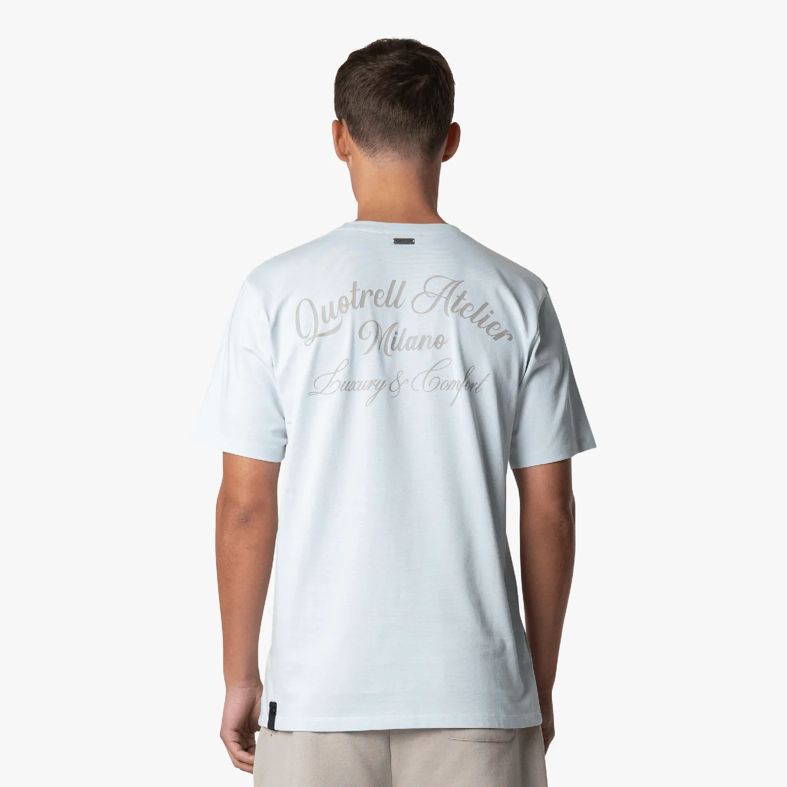 ATELIER MILANO TEE | LIGHT BLUE/GREY