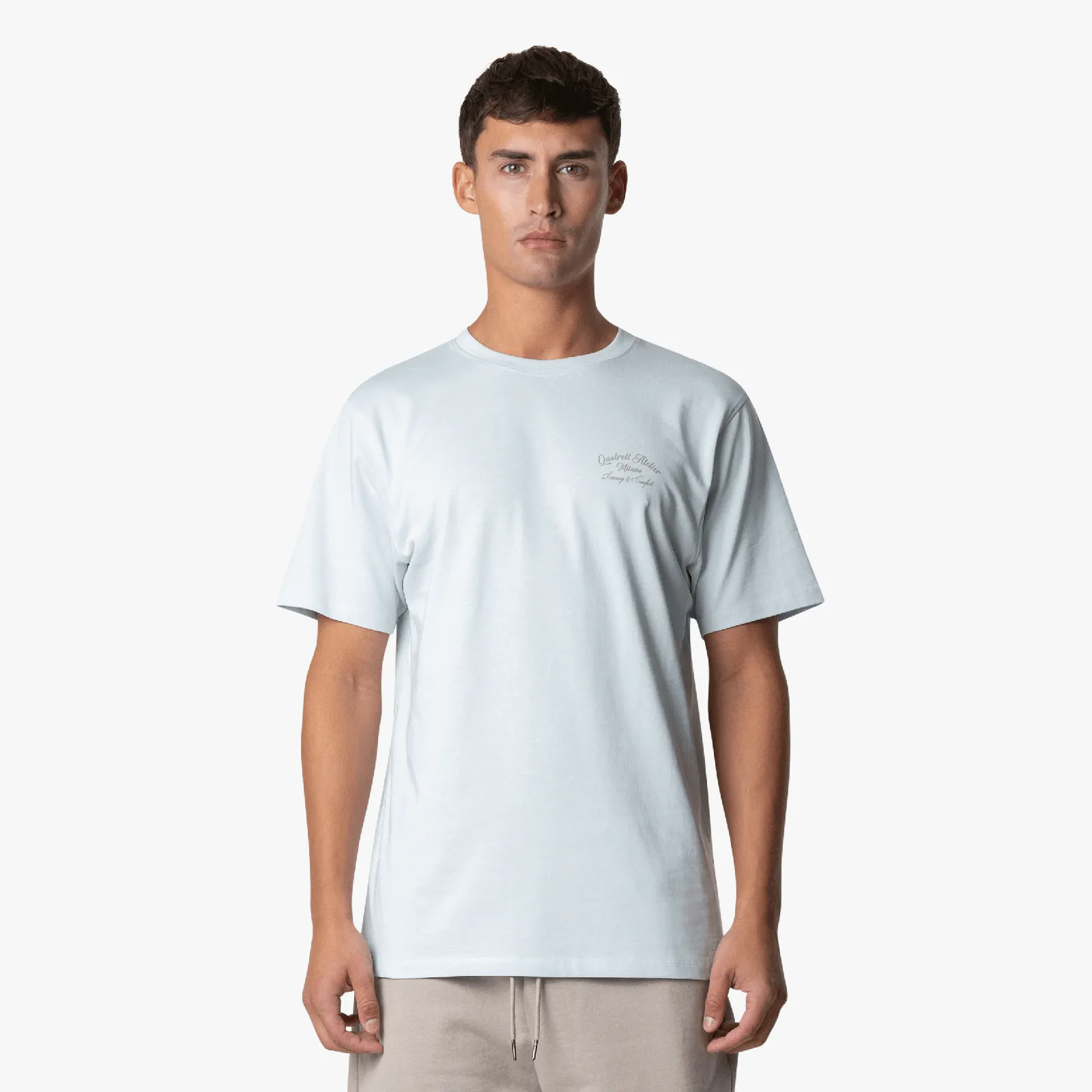 ATELIER MILANO TEE | LIGHT BLUE/GREY