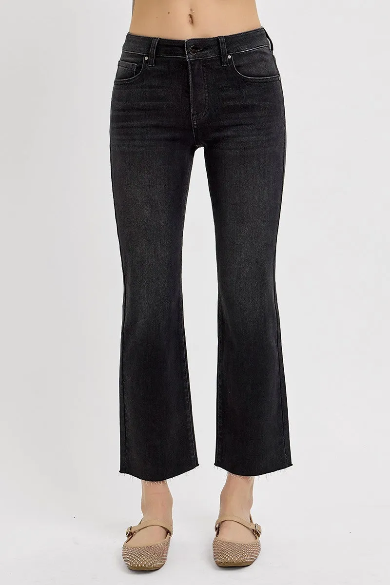 AUBREY TUMMY CONTROL MID-RISE  STRAIGHT JEANS