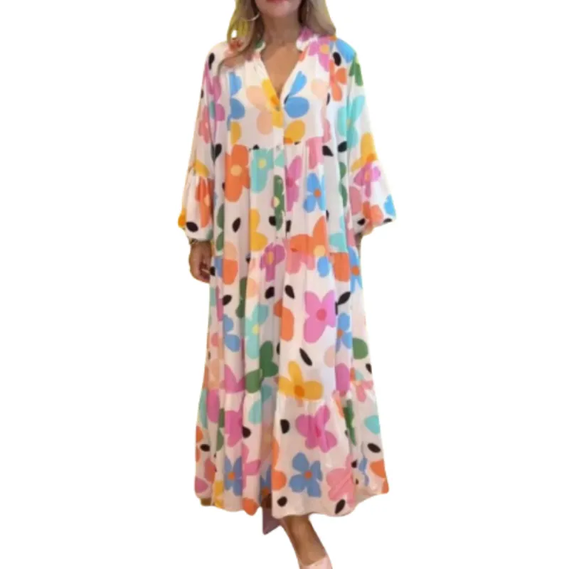 Aurelie – Elegance Women’s Pleated Maxi Dress