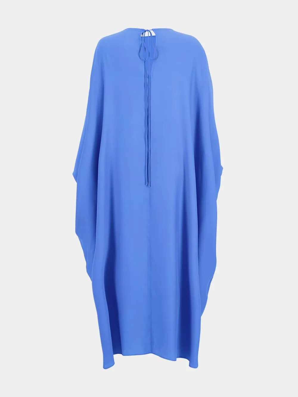 Auriga Blue Silk Kaftan Dress