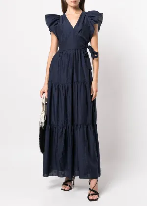 Banks Puff Sleeve Maxi Dress (MIdnight)