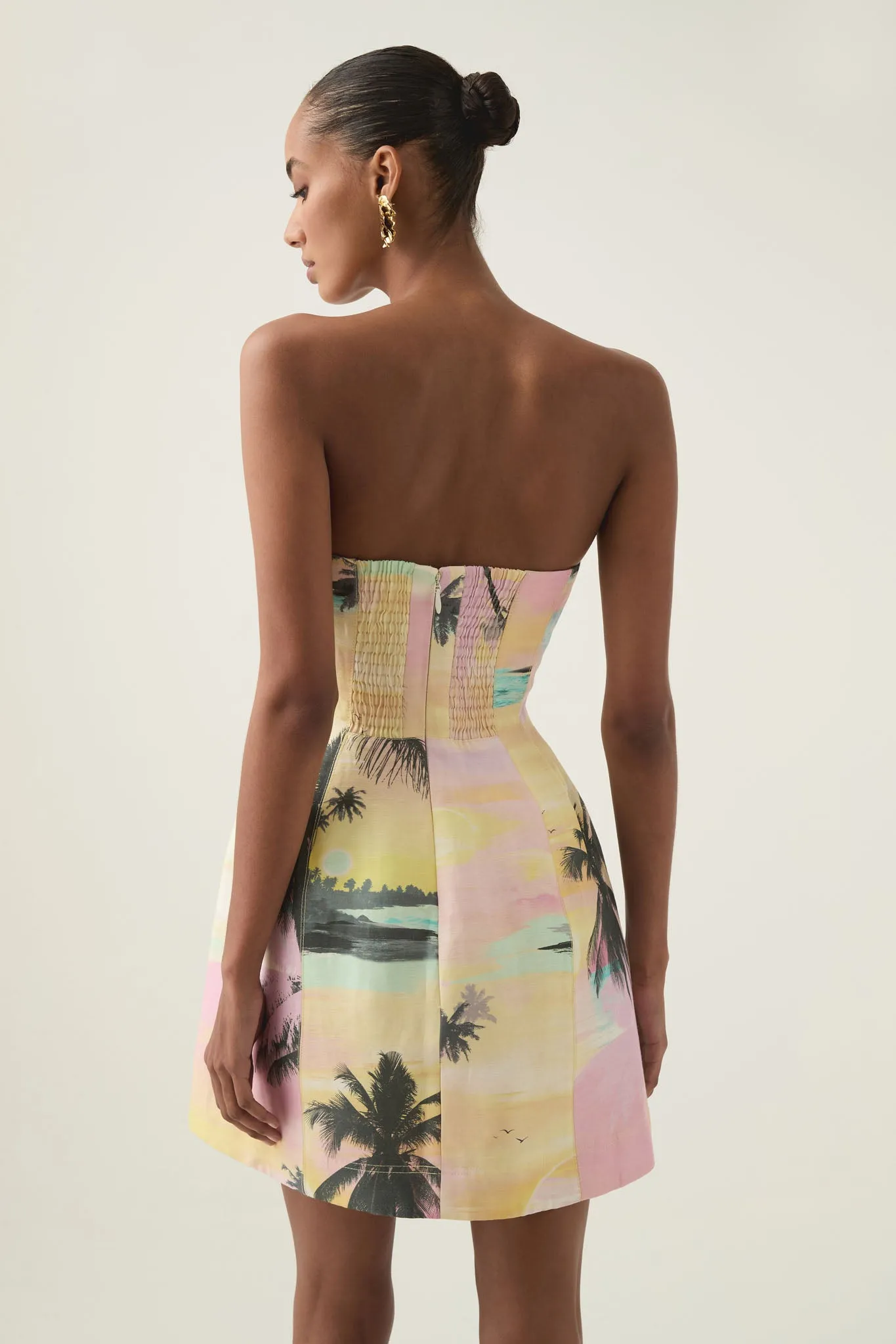 Baret Strapless Mini Dress