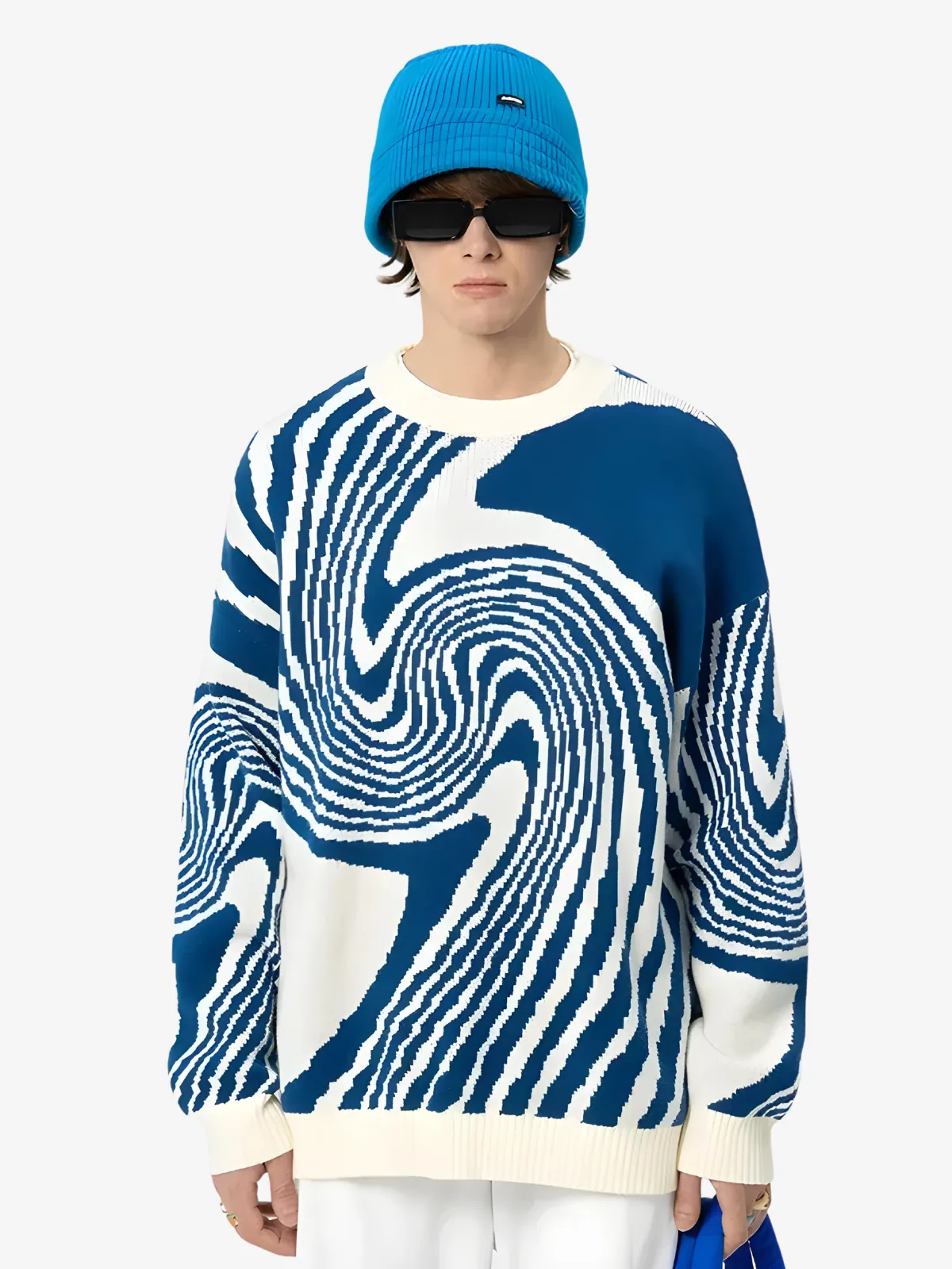 BASIC SWIRL SWEATER