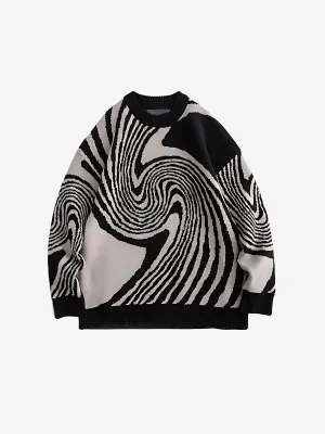 BASIC SWIRL SWEATER
