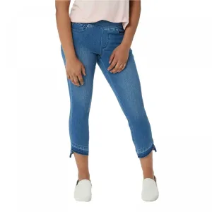 Belle by Kim Gravel Women's Flexibelle Released Hem Cropped Jeans