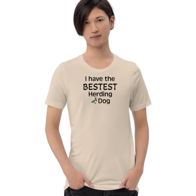 Bestest Duck Herding Dog T-Shirt - Light