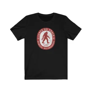 Black and Red Squatch Short Sleeve Tee