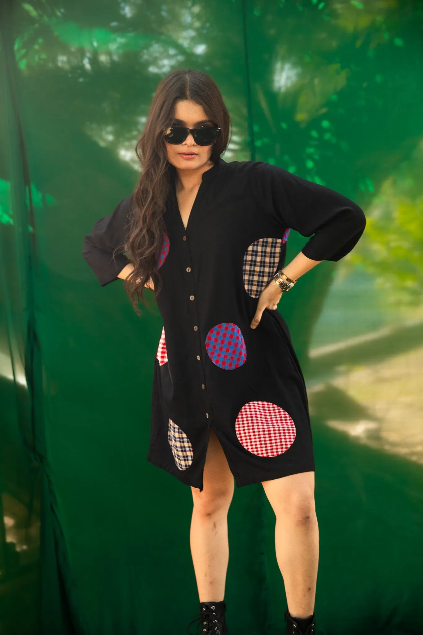 Black Polka Dress
