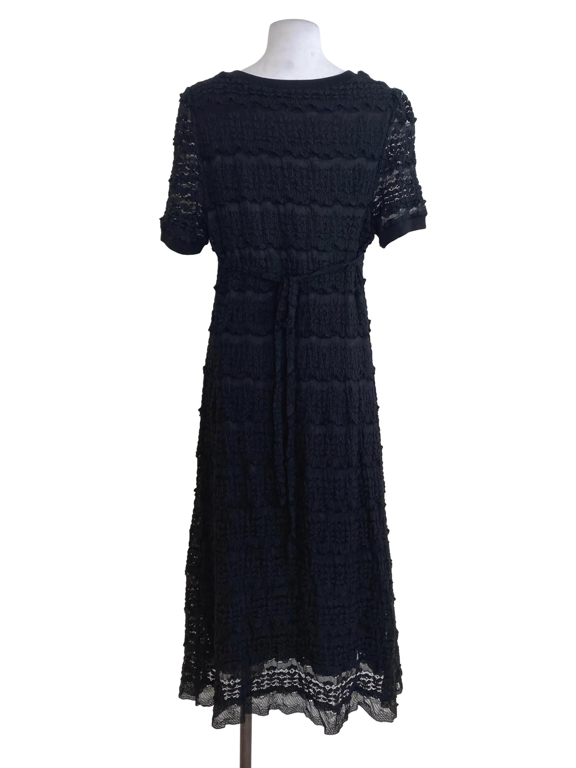 Black Textured Dress