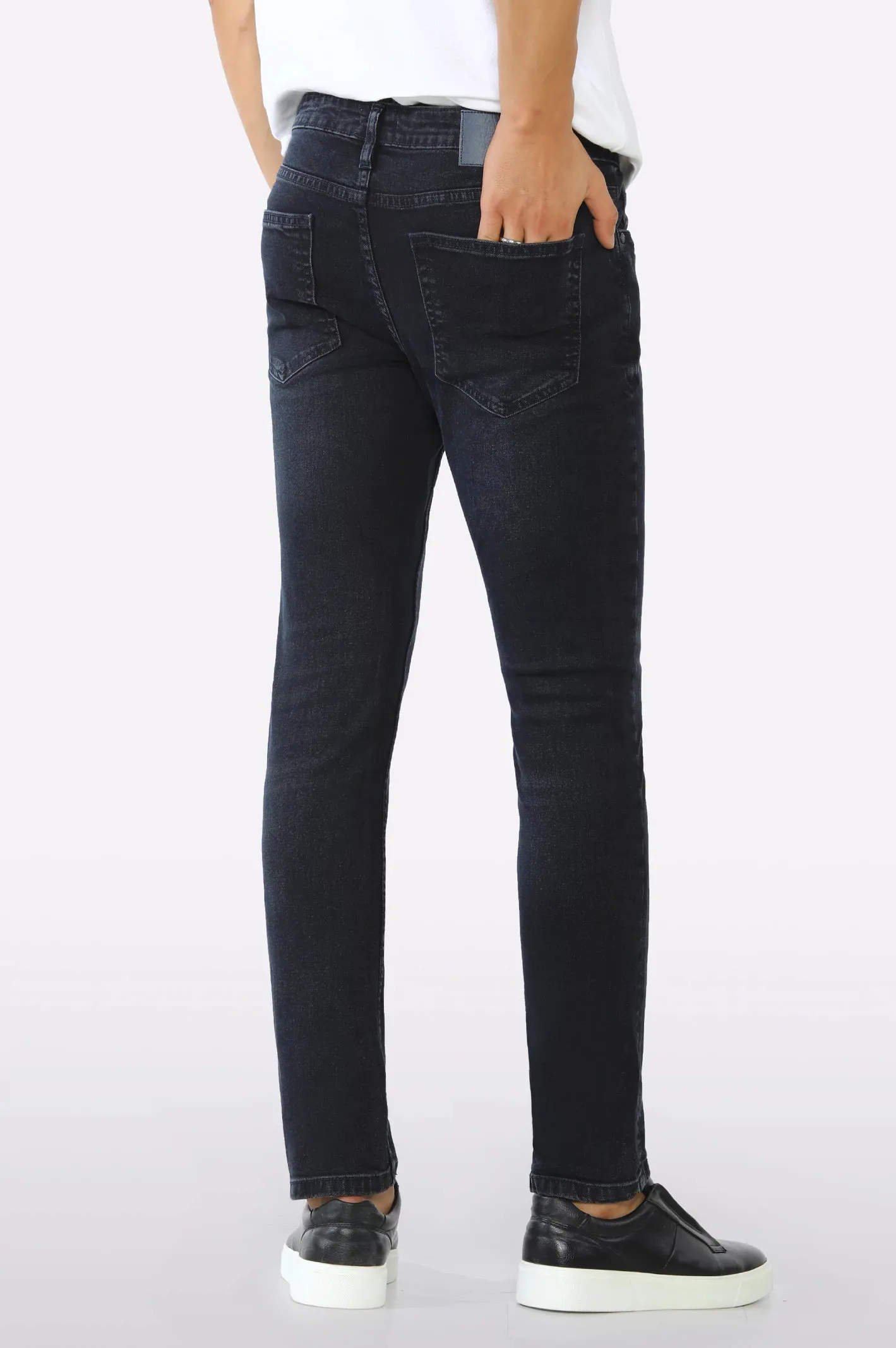 Blue Tailored Slim Fit Jeans