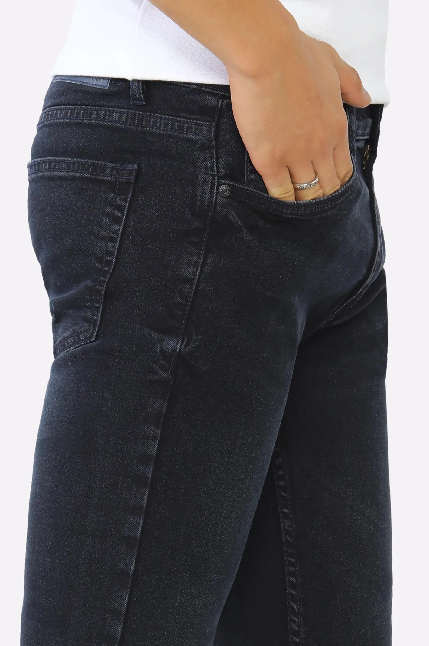 Blue Tailored Slim Fit Jeans