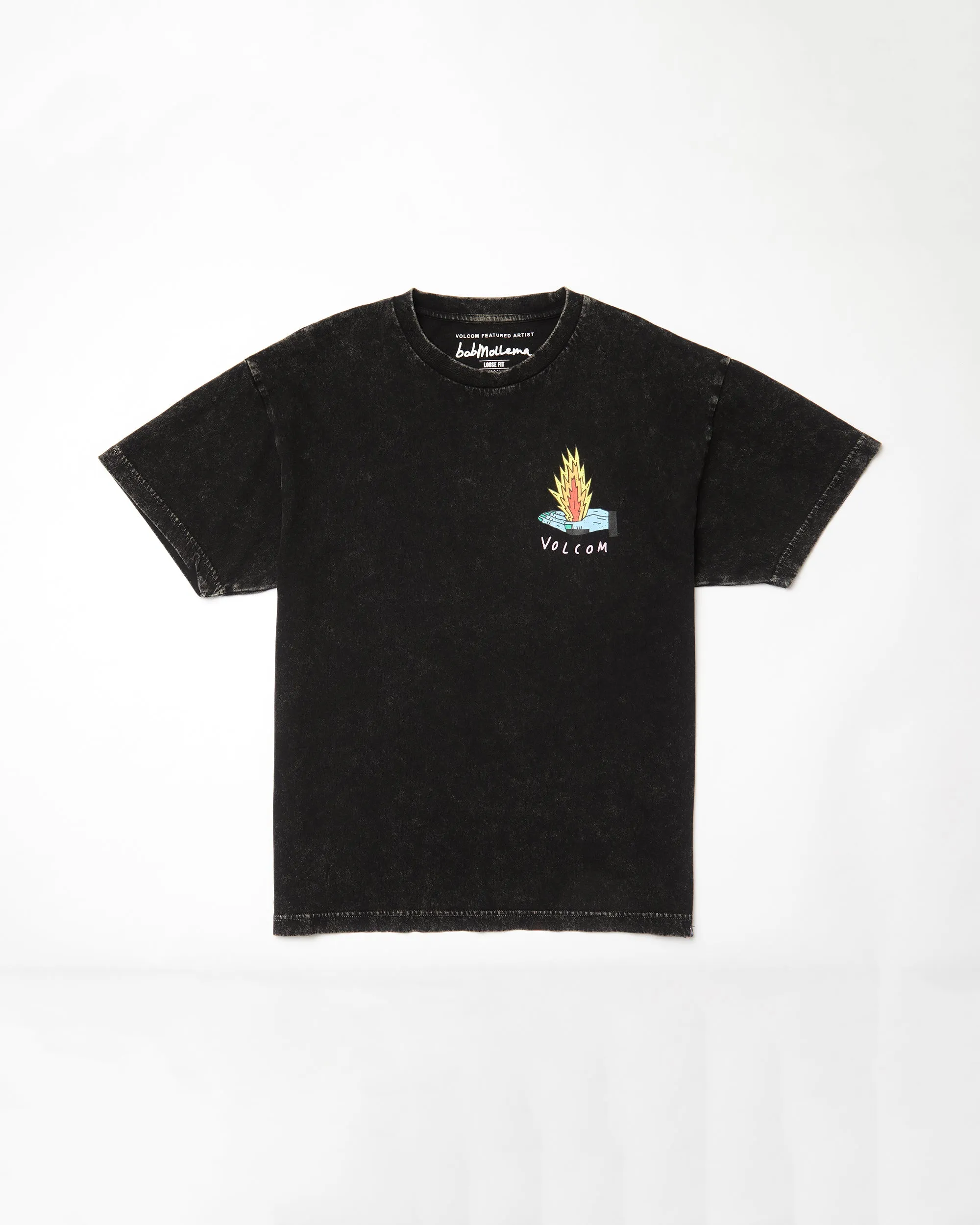 Bob Mollema 1 T-shirt - LIGHT ACID BLACK