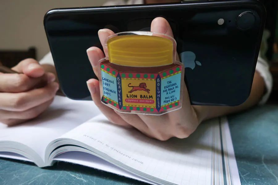 Bold Lion Balm {LOVE SUPERMARKET Phone Grip}