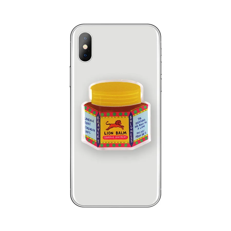 Bold Lion Balm {LOVE SUPERMARKET Phone Grip}
