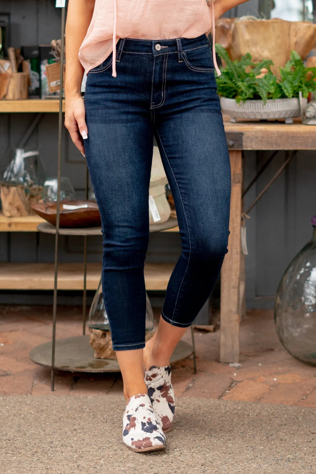 Brittney High Rise Cropped Skinny Regular & Plus Sizes