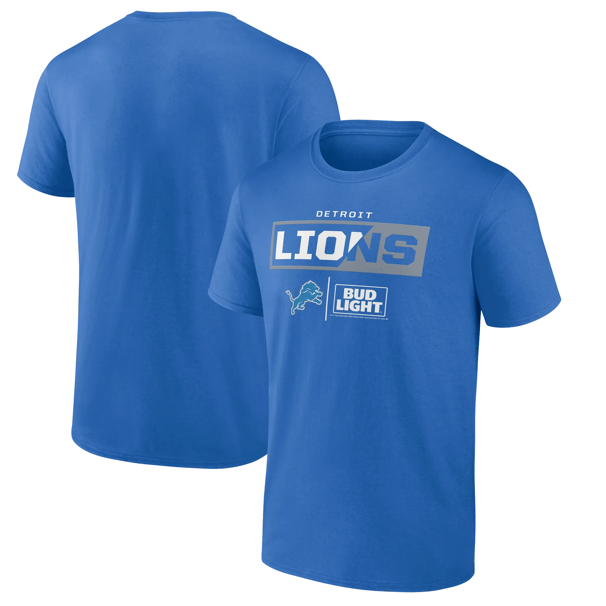 Bud Light Detroit Lions Team T-Shirt