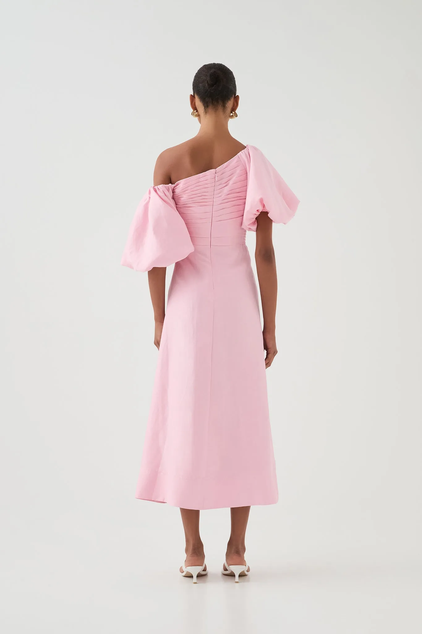 Cadence Ruched Midi Dress