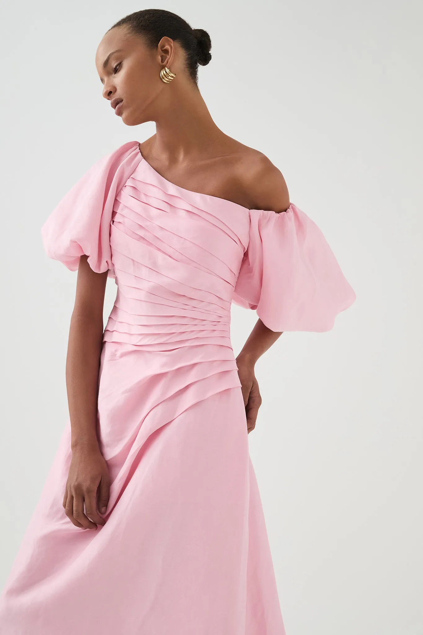 Cadence Ruched Midi Dress