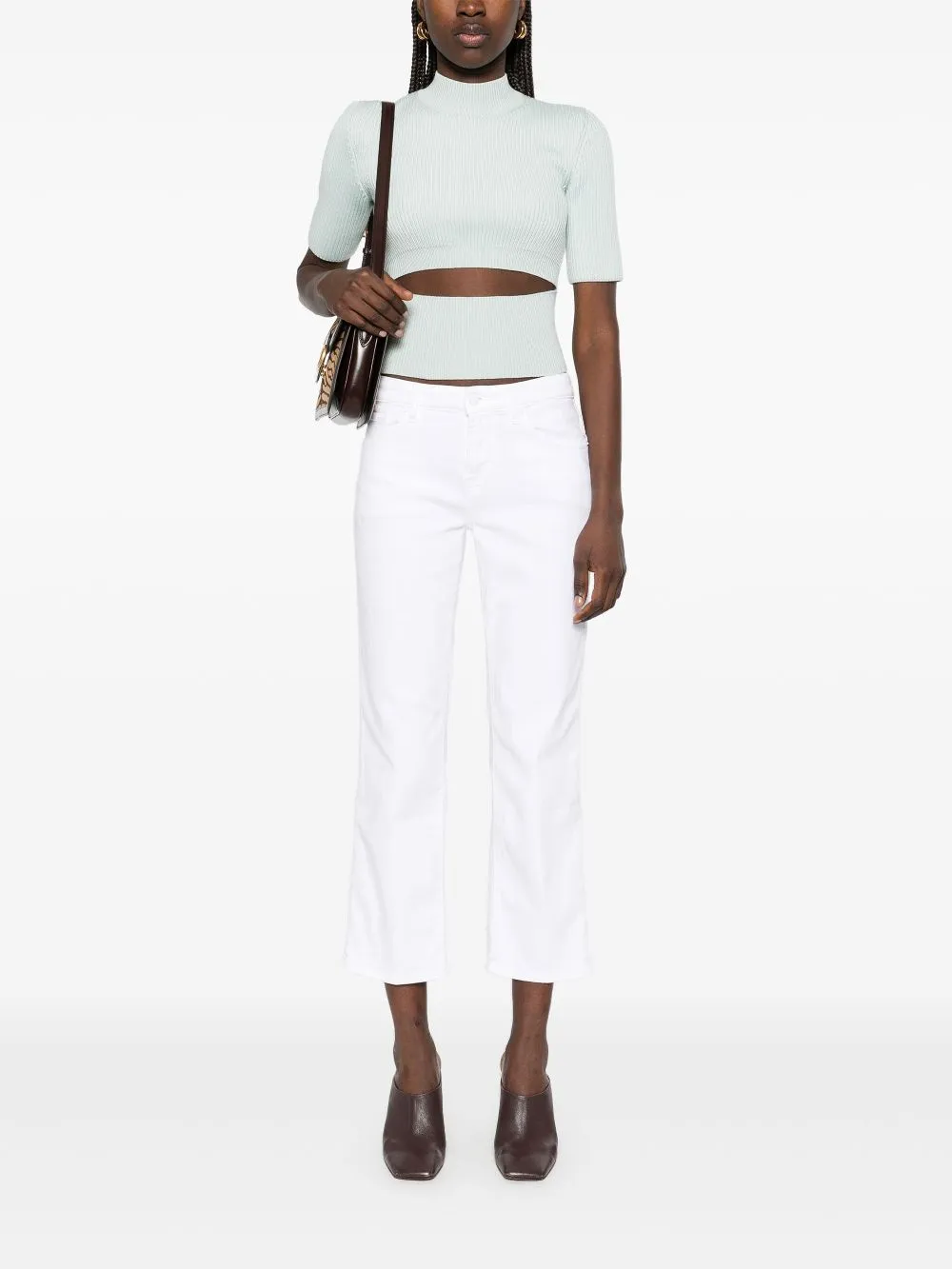 Calie straighnt cropped jeans