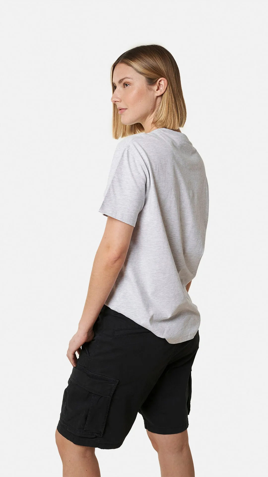 CAMISETA POCKET BANANA LIGHT GREY MELANGE