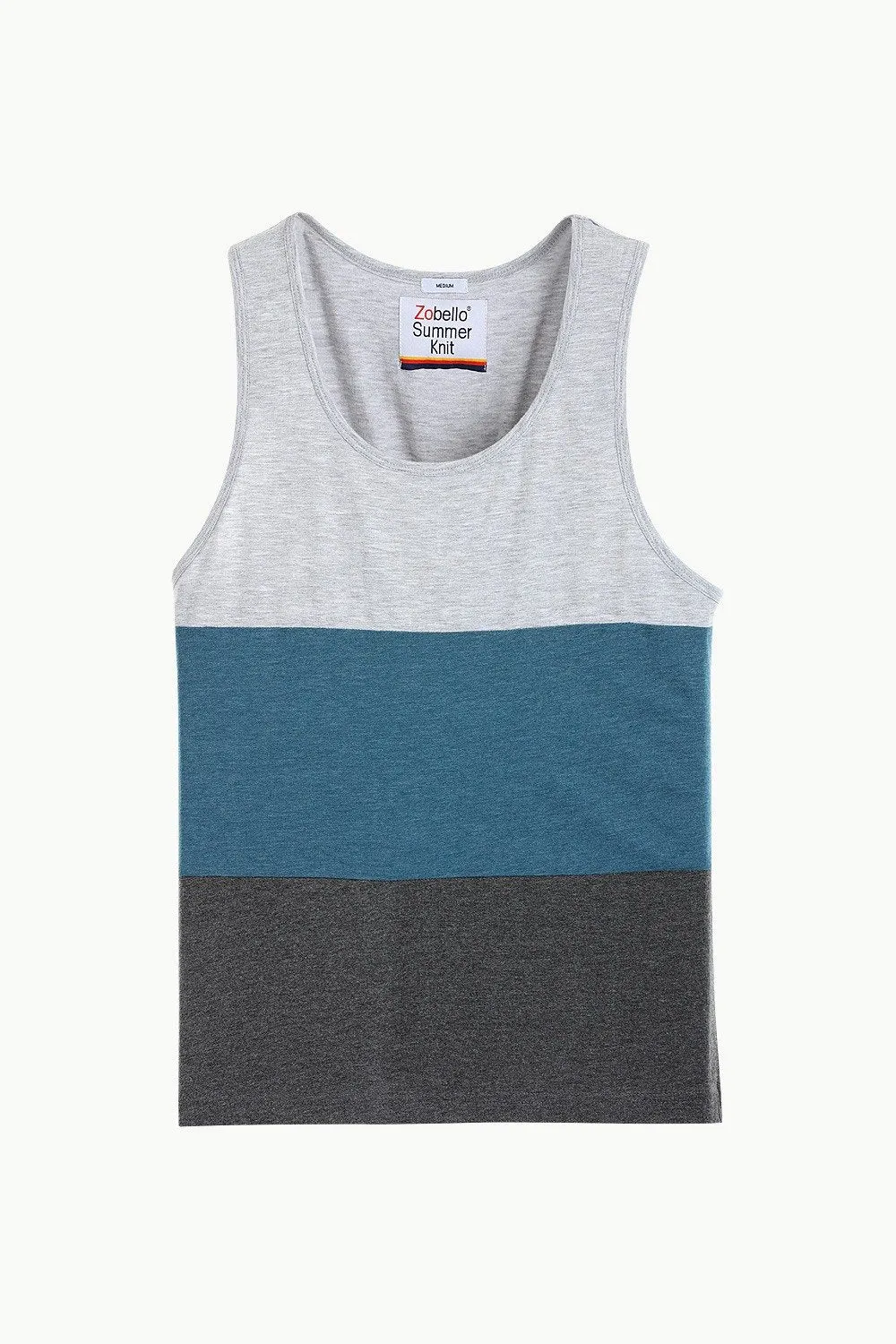 Casual Color-Block Beach Tank