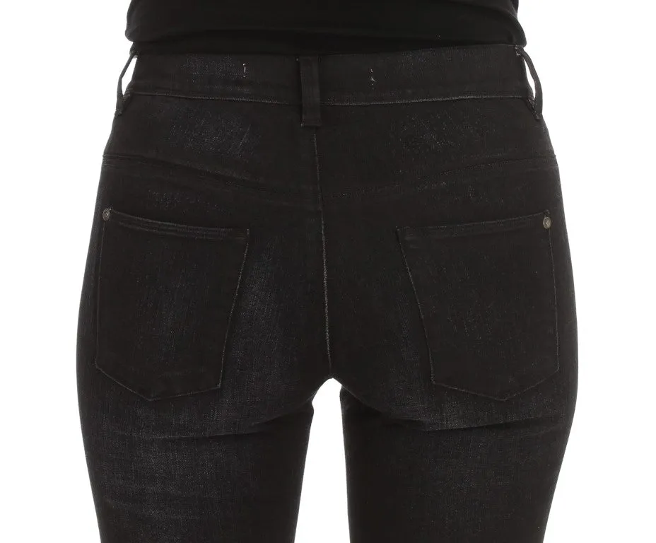 Chic Slim Fit Bootcut Denim Jeans
