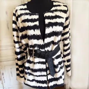 CHICO'S Black &amp; White Boldness! Jacket