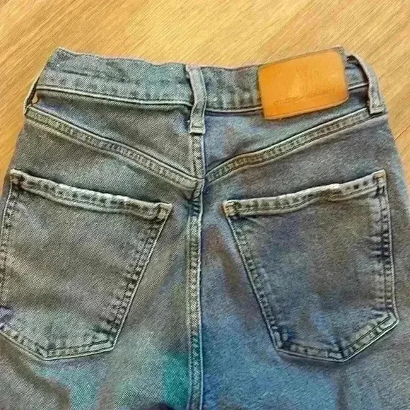 Citizens of Humanity Daphne Cropped High-Rise Stovepipe Jeans sz 23