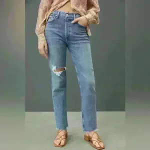 Citizens of Humanity Daphne Cropped High-Rise Stovepipe Jeans sz 23