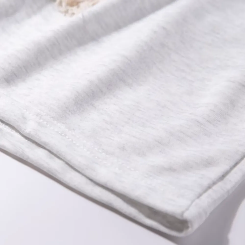 Classic Solid Drawstring Cotton Shorts
